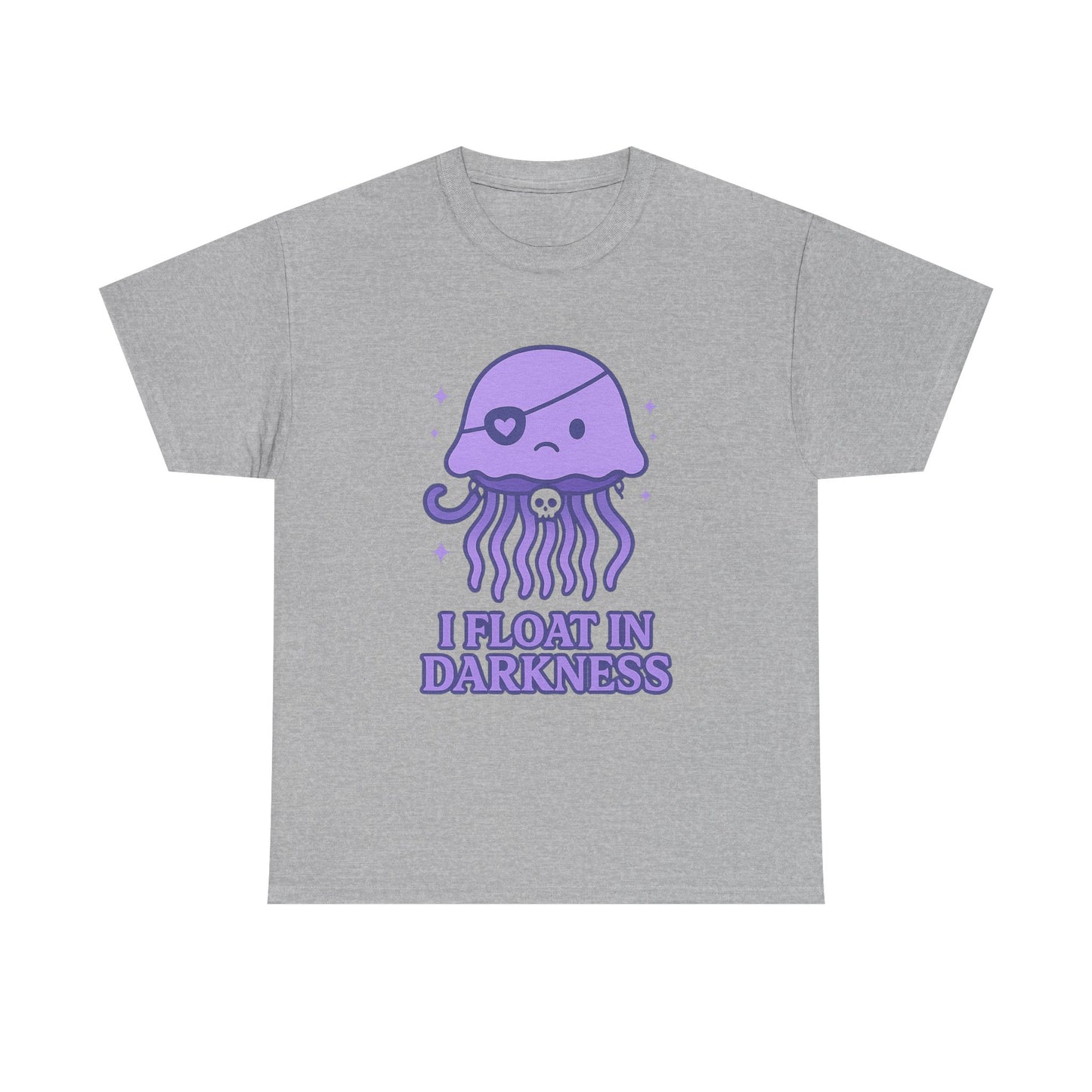 I Float in Darkness Pastel Goth Kawaii Jellyfish T-Shirt Art