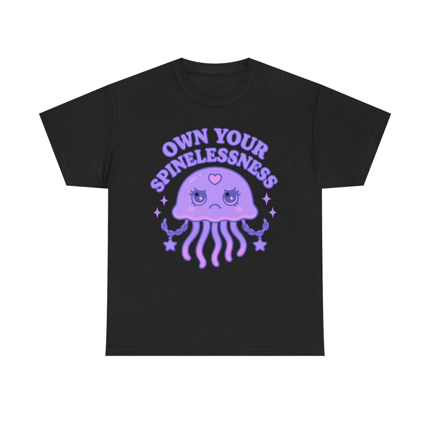 Own Your Spinelessness Fierce Kawaii Jellyfish Empowerment Shirt