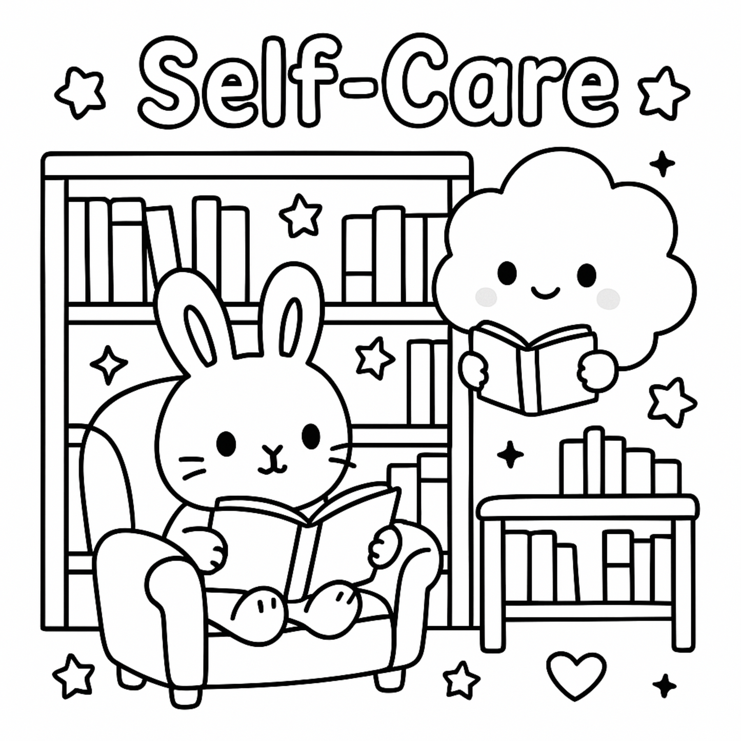 Cozy Coloring Book for Adults and Teens – 50 Relaxing Pages – Canva Editable PDF Download