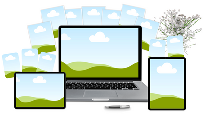 Product Sales Scenes Digitally Inspiring Editable Canva Template Marketing