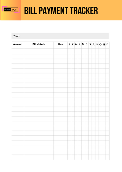 Bill Payment Tracker