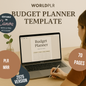 Budget Planner Template for Canva (Free & Pro Compatible)