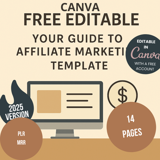 Canva Free Editable Your Guide to Affiliate Marketing Template