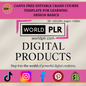 Canva Free Editable Crash Course Template for Learning Design Basics