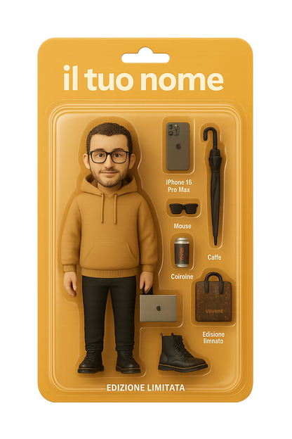 Custom Action Figure Portrait | Digital Download + Optional T-Shirt Print | Personalized Viral Gift | TikTok Trends