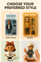 Custom Action Figure Portrait | Digital Download + Optional T-Shirt Print | Personalized Viral Gift | TikTok Trends