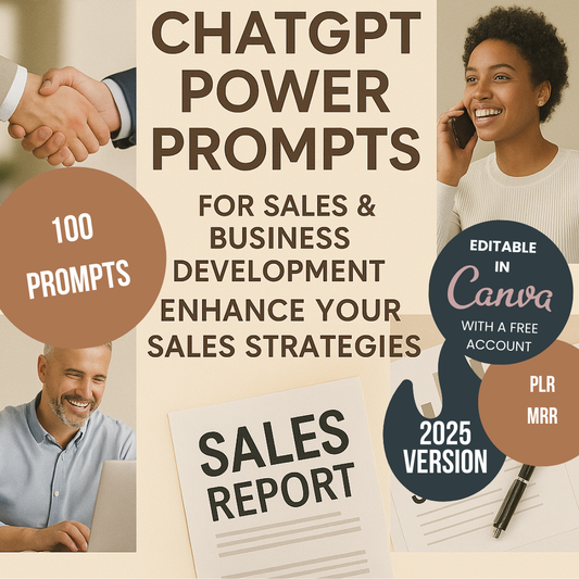 ChatGPT Power Prompts for Sales & Business Development   Enhance Your Sales Strategies