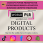 ChatGPT Power Prompts for Entrepreneurship &amp; Startups Business Growth Strategies