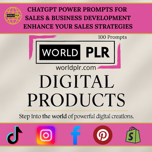 ChatGPT Power Prompts for Sales & Business Development   Enhance Your Sales Strategies