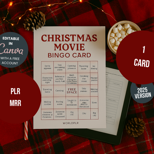 Christmas Movie Bingo Card