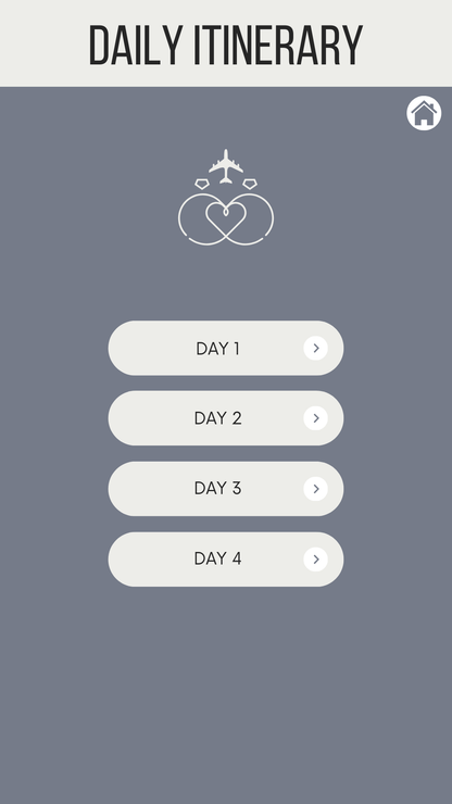 Stag Do Itinerary Mobile Version Editable Canva Template for Events