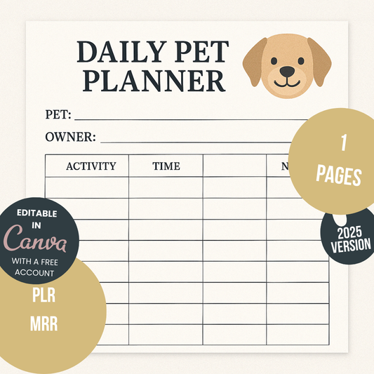 Daily Pet Planner