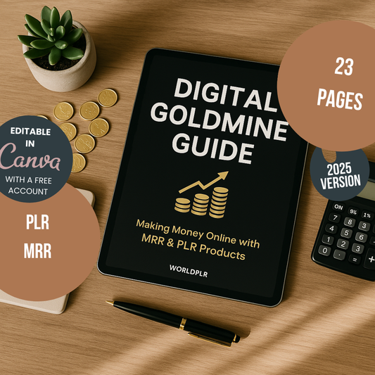 Digital Goldmine Guide Making Money Online with MRR & PLR Products