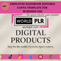 Employee Handbook Editable Canva Template for Business Use
