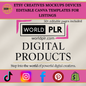 Etsy Creatives Mockups Devices Editable Canva Templates for Listings