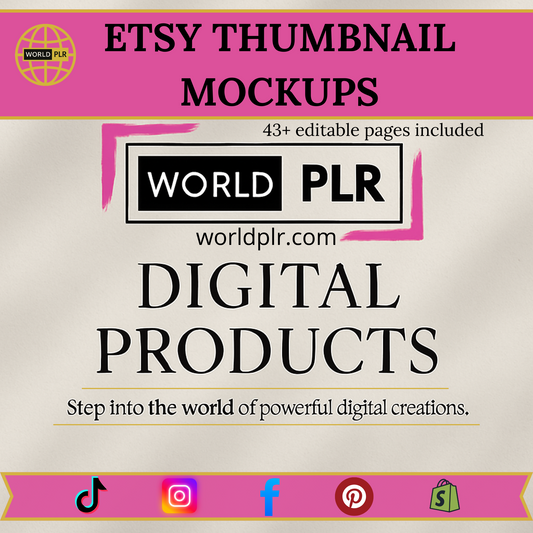 Etsy Thumbnail Mockups
