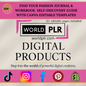 Find Your Passion Journal & Workbook  Self-Discovery Guide with Canva Editable Templates