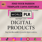 Find Your Passion Template Canva Editable