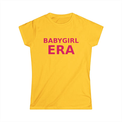 Babygirl Era Y2K Cloth T-Shirt Trendy Statement Tee for Women, Bold Aesthetic 2000s Style