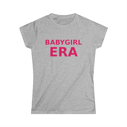 Babygirl Era Y2K Cloth T-Shirt Trendy Statement Tee for Women, Bold Aesthetic 2000s Style