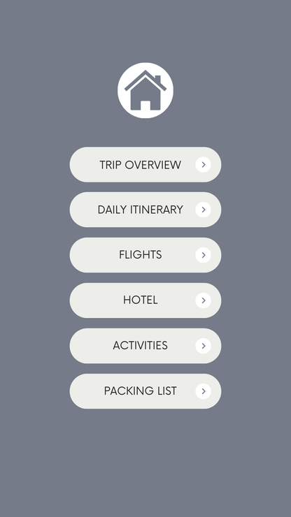 Stag Do Itinerary Mobile Version Editable Canva Template for Events