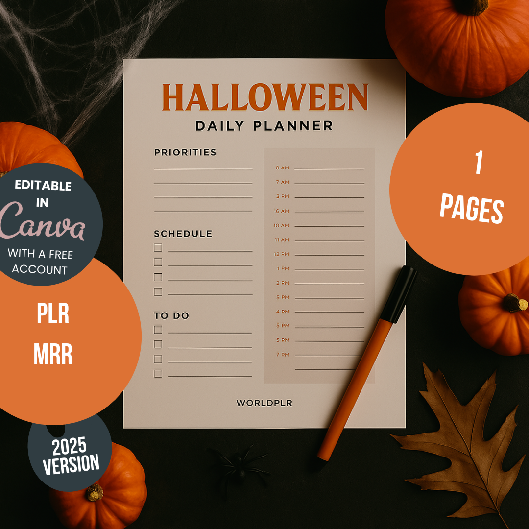 Halloween Daily Planner