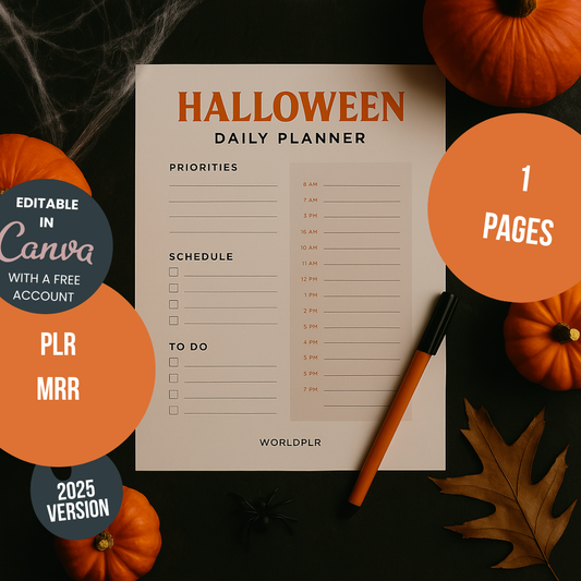 Halloween Daily Planner