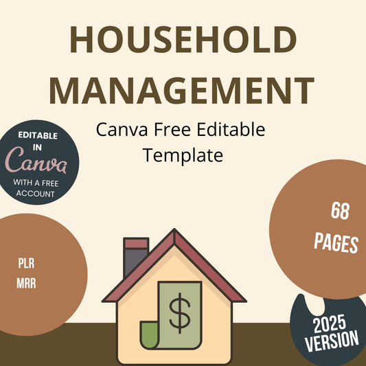 Household  Canva Template – Simple Daily Organizer
