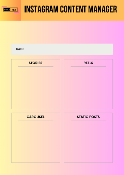 Instagram Content Manager