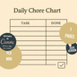 Journal Sheet - Daily Chore Chart