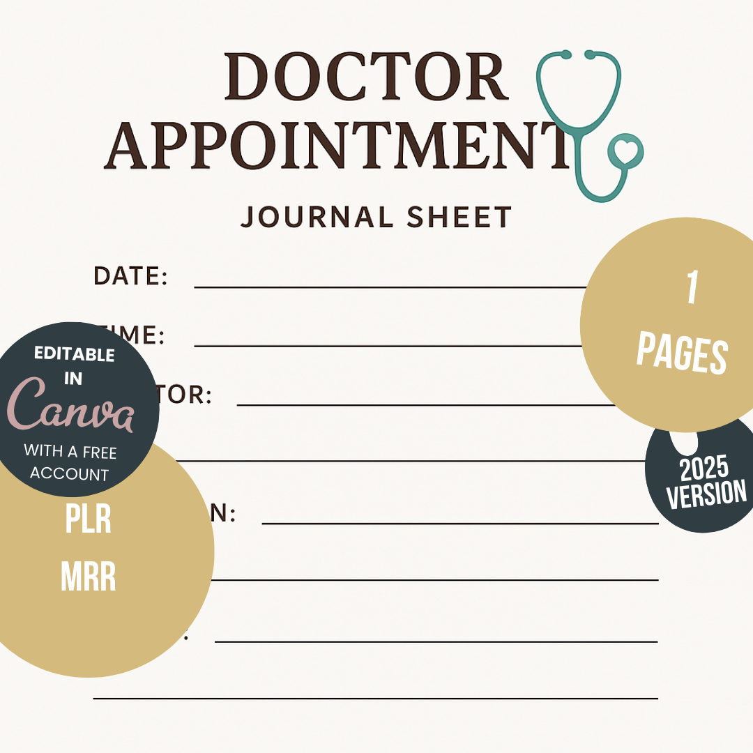 Journal Sheet - Doctor Appointment