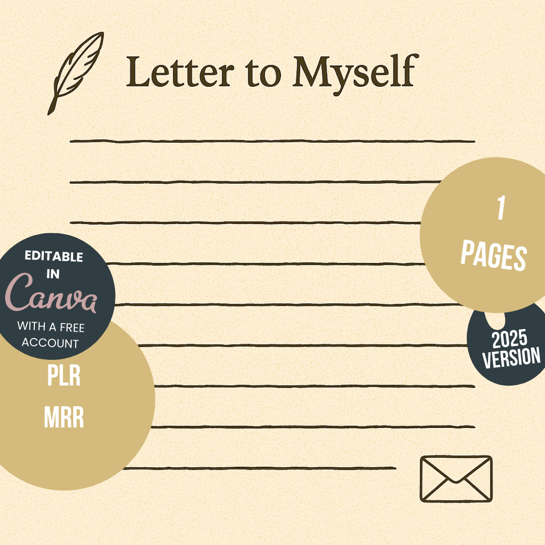 Journal Sheet - Letter to Myself