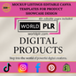 Etsy Creatives Mockups Bundles Editable Canva Templates for Listings