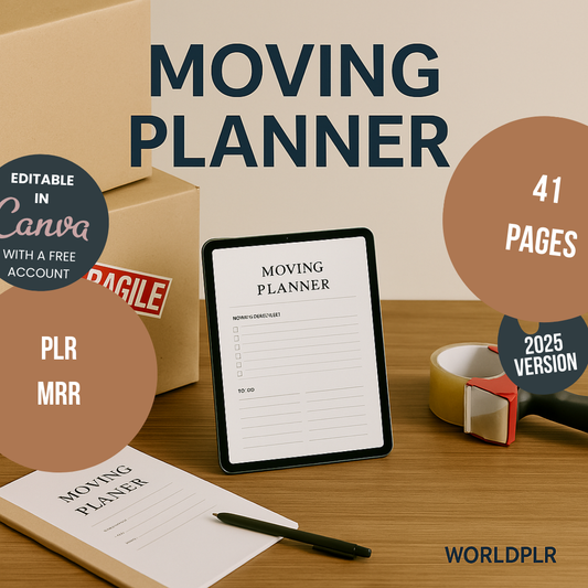 Moving Planner Template Canva Editable