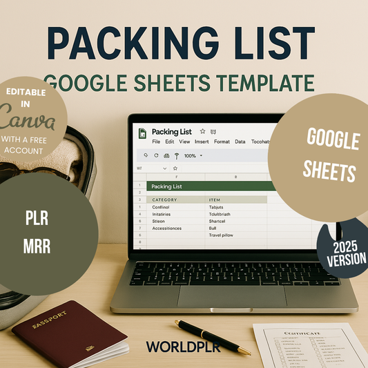 Packing List Google Sheets