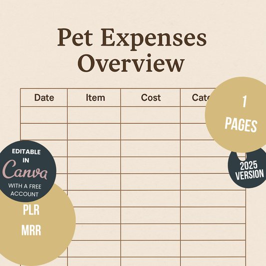 Pet Expenses Overview