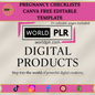 Pregnancy Checklists Canva Free Editable Template