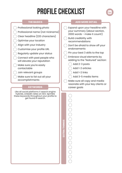 LinkedIn Planner 2025 – Editable Canva Template for Personal Branding & Content Strategy