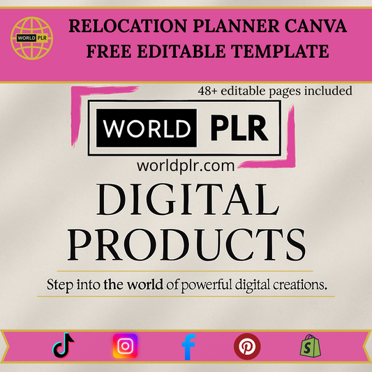 Relocation Planner Canva Free Editable Template