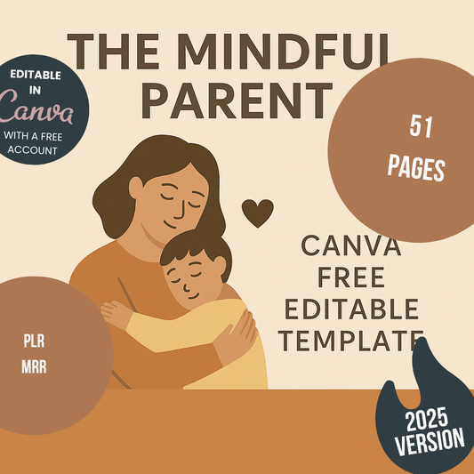 Plantilla editable gratuita de Canva "Padres Conscientes"