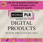 The Art of Making Jewelery E-Book Editable Canva Template Crafts