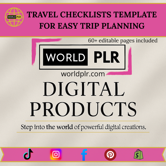 Travel Checklists Template for Easy Trip Planning
