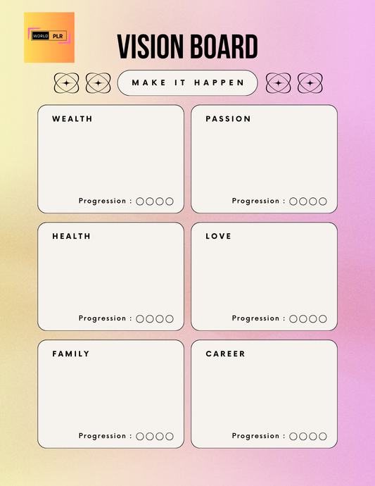 Vision Bord Plan
